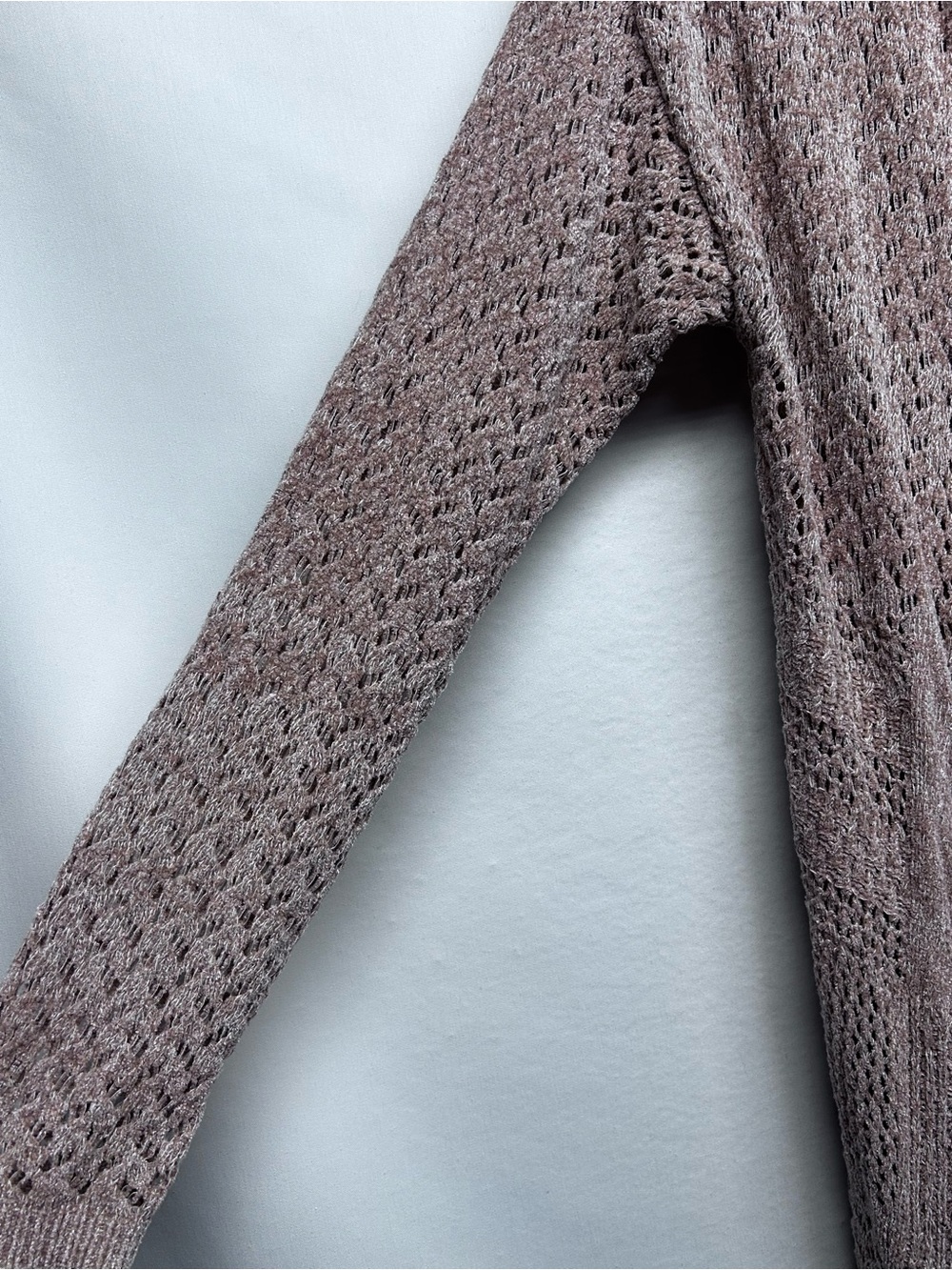 Open-Front Long Knit Cardigan Sweater XL - Picture 4 of 8